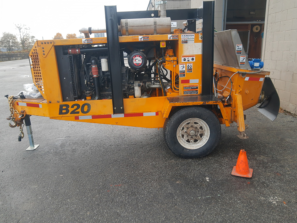 used REED Concrete Pump