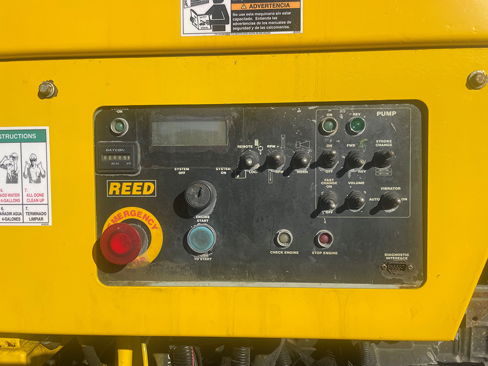 used REED Concrete Pump