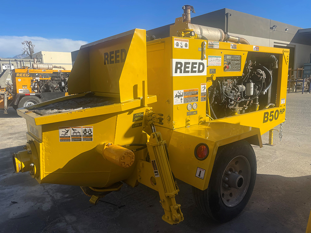 used REED Concrete Pump