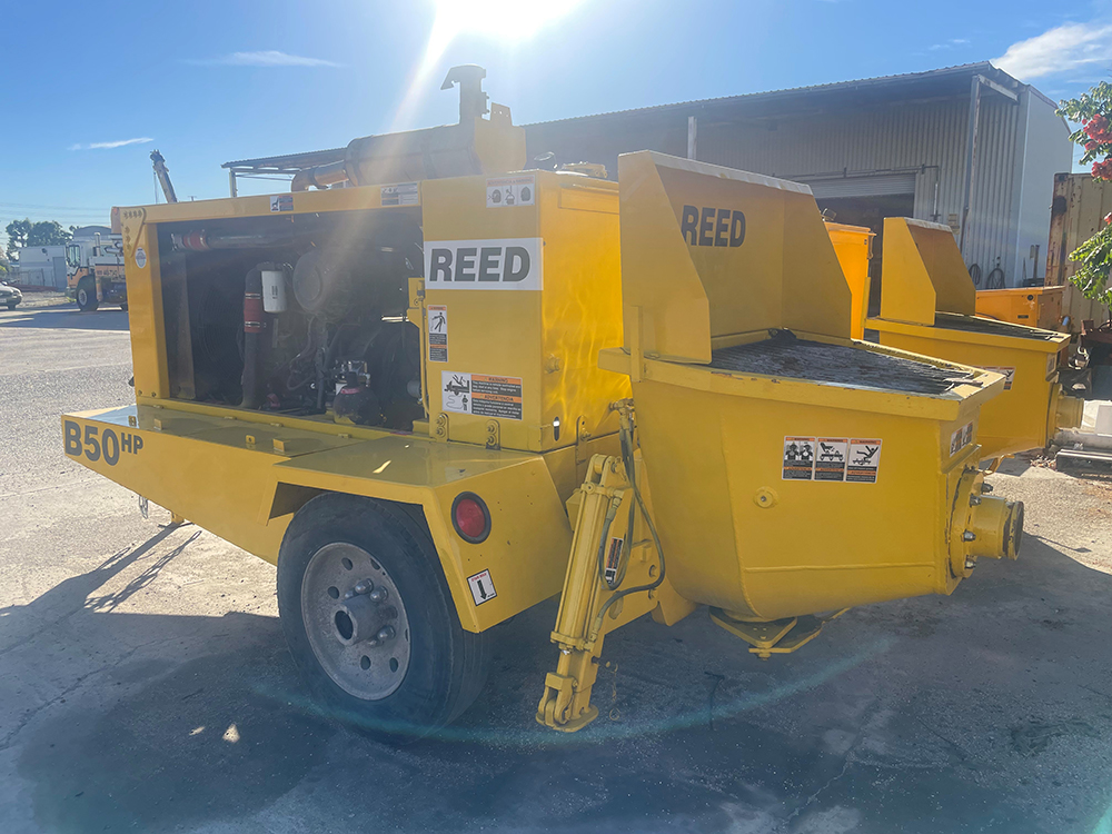 used REED Concrete Pump