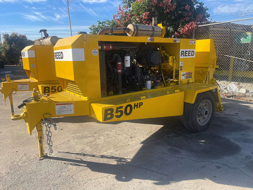 used REED Concrete Pump