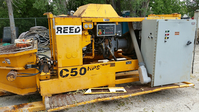 used REED Concrete Pump