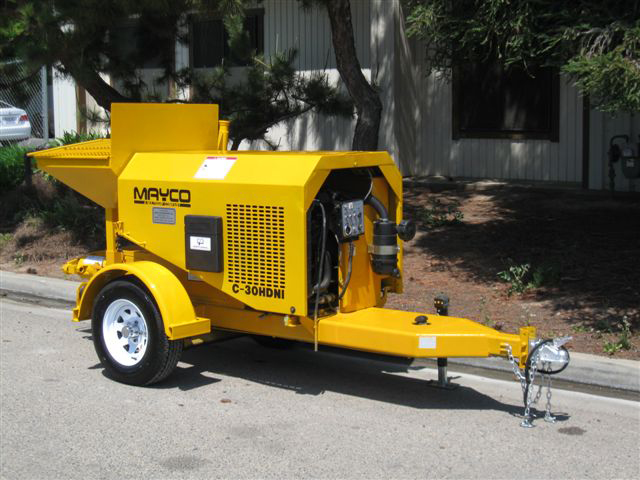used Mayco concrete pump