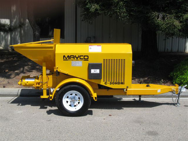 used Mayco concrete pump
