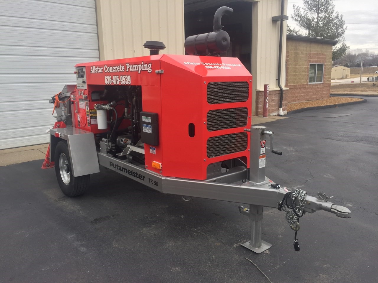 used REED Concrete Pump