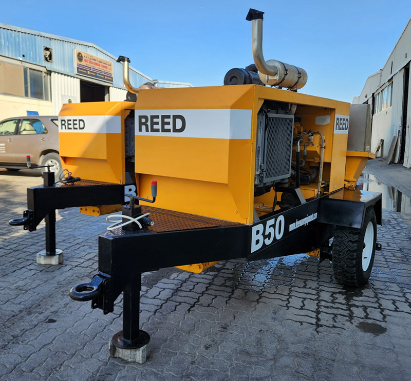 used REED Concrete Pump