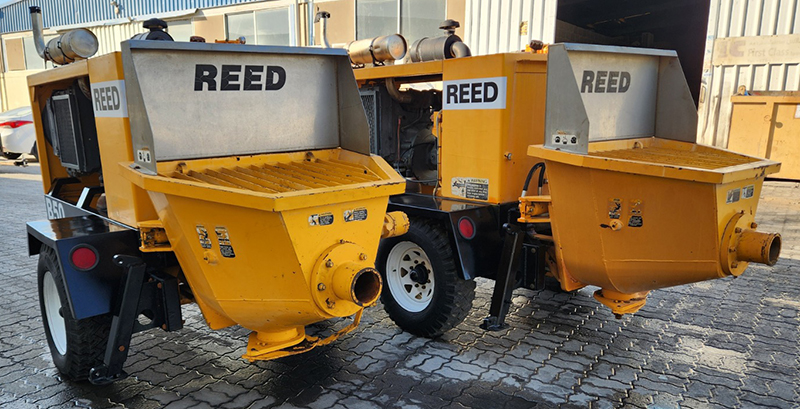 used REED Concrete Pump