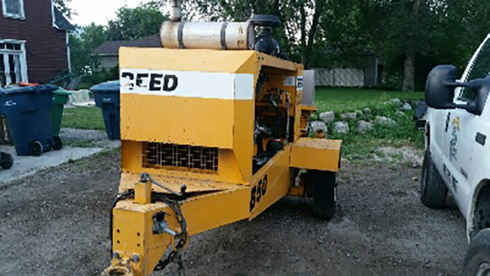 used REED Concrete Pump