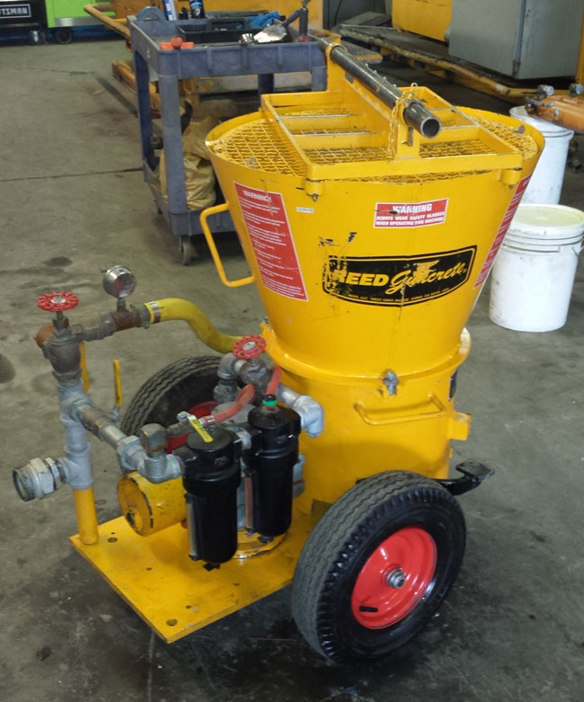 REED Concrete Pumps Shotcrete Pumps and Guncrete Gunite Machines.