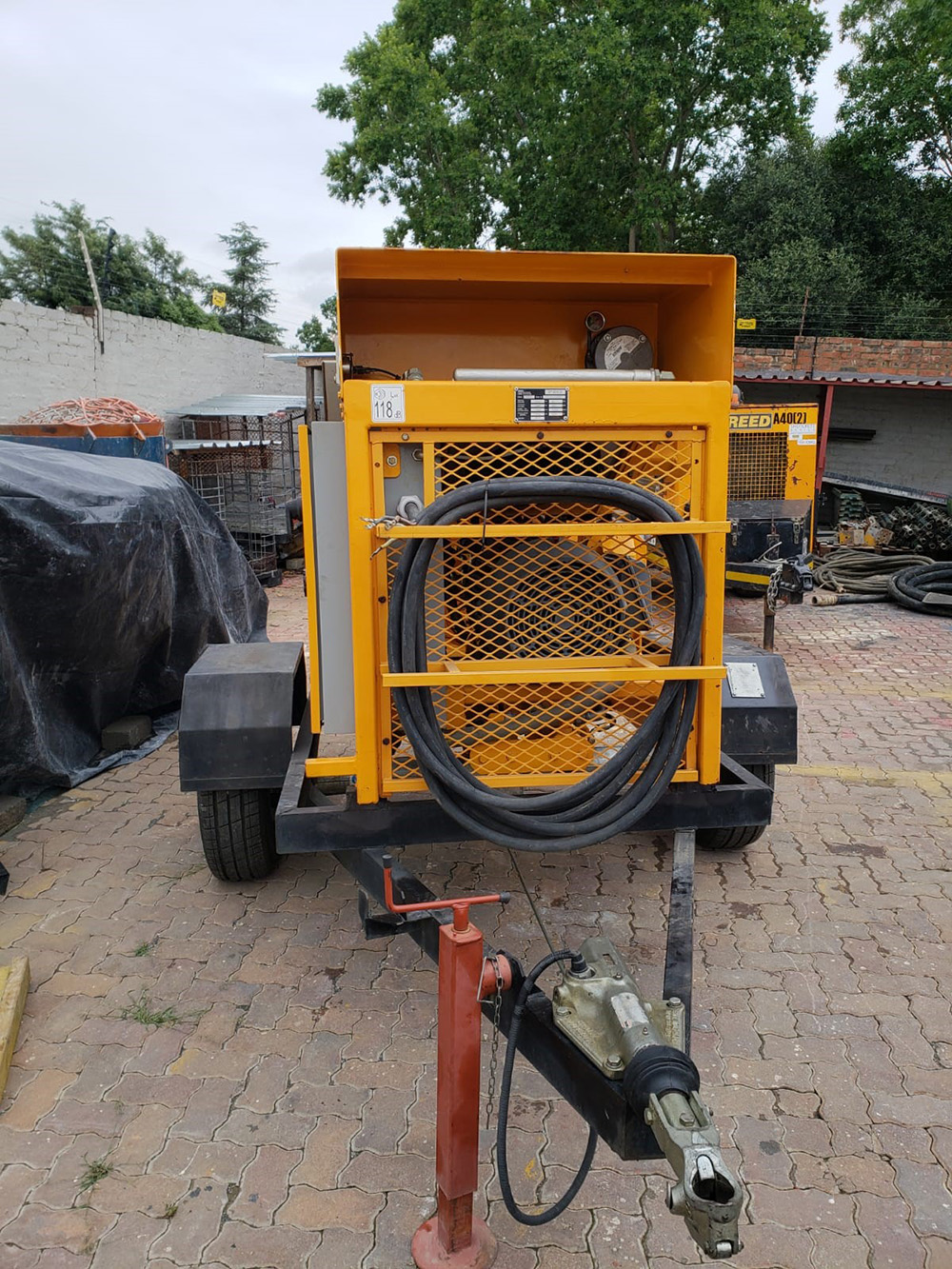 used REED Concrete Pump