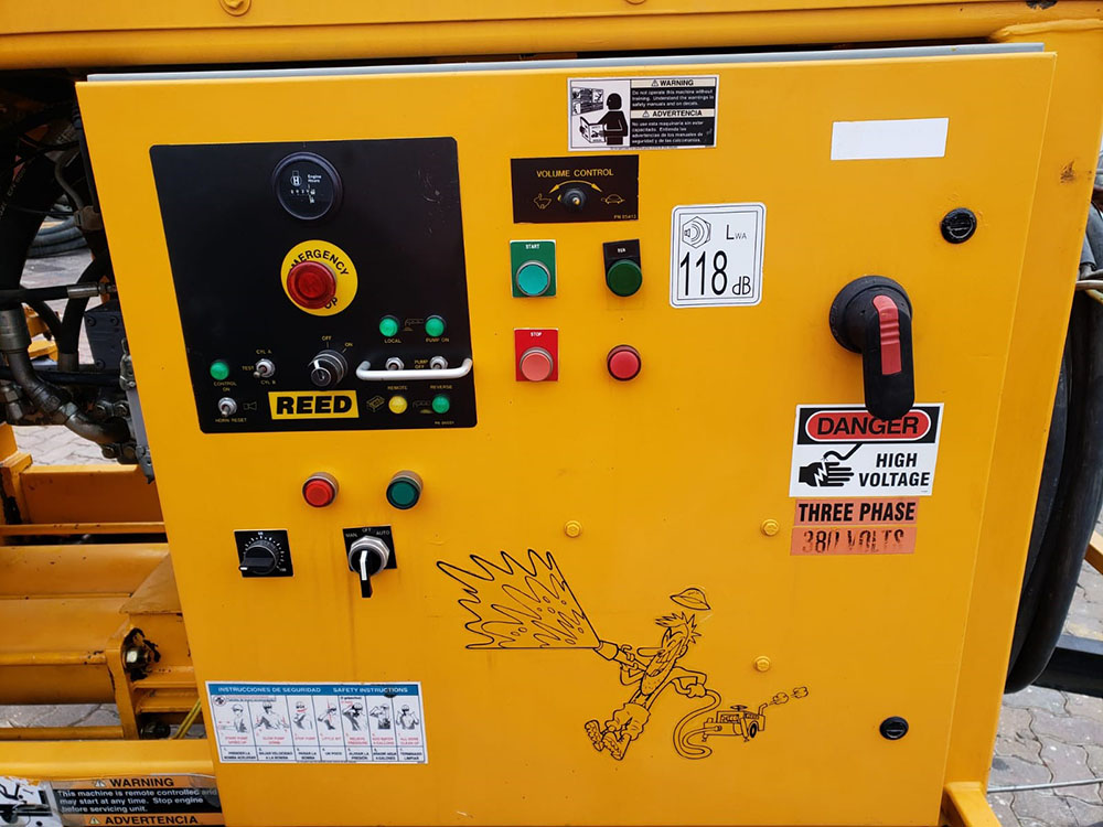 used REED Concrete Pump