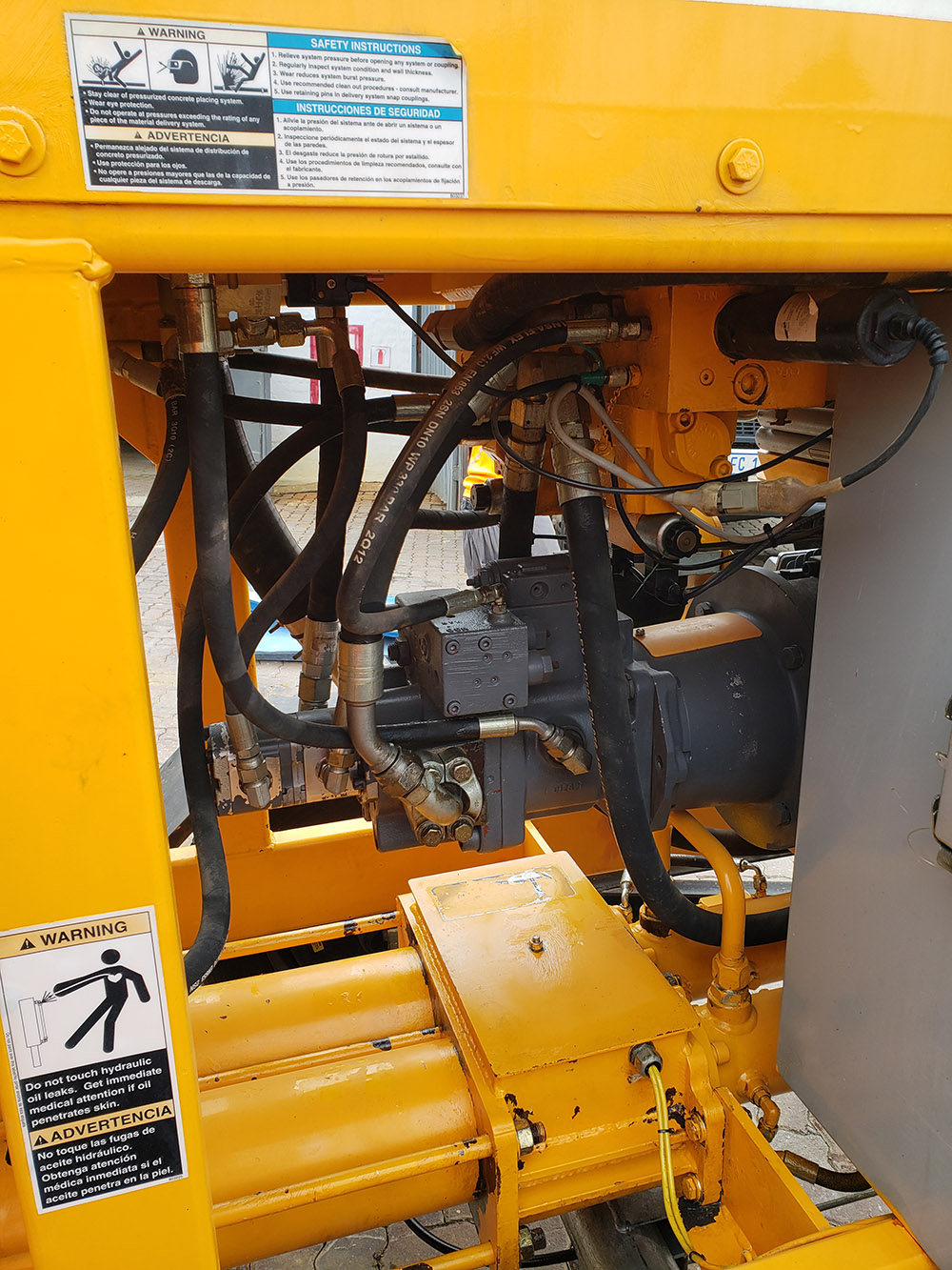 used REED Concrete Pump