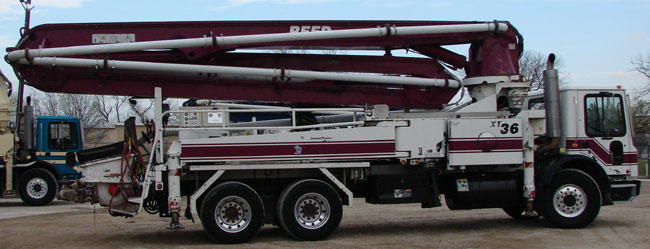 used REED Concrete Pump