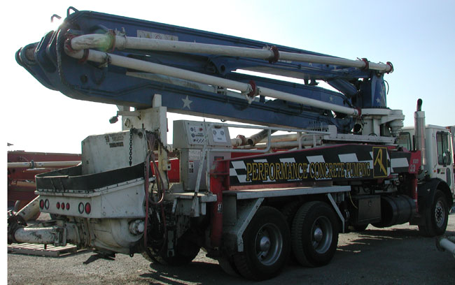 used 32 Meter REED Boom  Pump