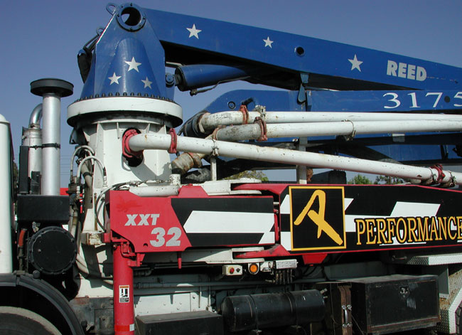 used 32 Meter REED Boom  Pump