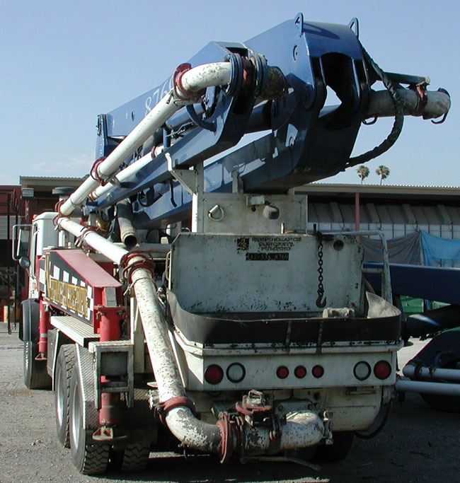 used 32 Meter REED Boom  Pump