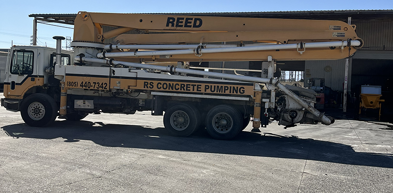 used REED Concrete Pump
